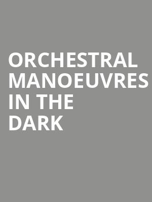 Orchestral Manoeuvres In The Dark, Roseland Theater, Portland