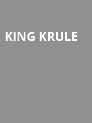 King Krule, Roseland Theater, Portland