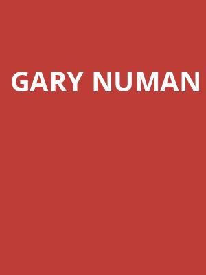 Gary Numan, Revolution Hall, Portland