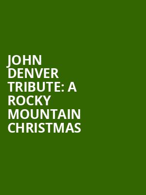 John Denver Tribute A Rocky Mountain Christmas, Newmark Theatre, Portland