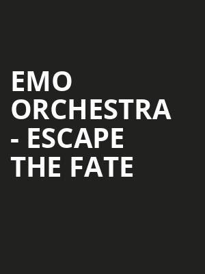Emo Orchestra Escape the Fate, Roseland Theater, Portland