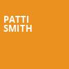 Patti Smith, Arlene Schnitzer Concert Hall, Portland