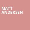 Matt Andersen, Portland HOME House Of Music And Events, Portland